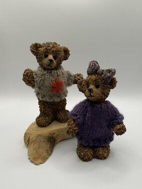 Vintage Teddy Bears with Sweaters
